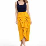 The Vanguard Skirt - Mustard Gold