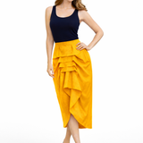 The Vanguard Skirt - Mustard Gold