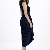The Tuxedo Dress - Navy