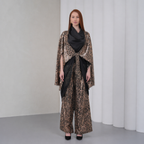 Lumiere Sequin Kaftan - Black