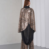 Lumiere Sequin Kaftan - Black