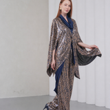 Lumiere Sequin Kaftan - Navy