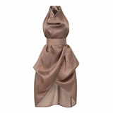 Silhouette Halter Dress - Vizon