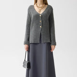 The Sculpted V-Neck Cardigan