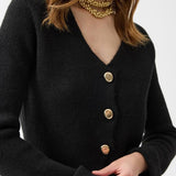 The Sculpted V-Neck Cardigan
