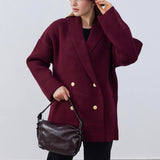 The Double-Breasted Knit Blazer