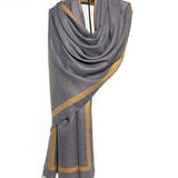 Simply Reversible Mo-shmere Rectangle Scarf - Cumin