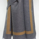 Simply Reversible Mo-shmere Rectangle Scarf - Cumin