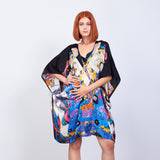 Short Kimono Pareo Mulberry Silk - Gustav Klimt The Virgins