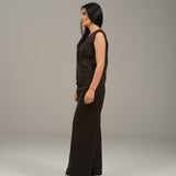 Terra Pants Wide-Leg Linen Pants Coffee