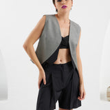 Pleats Shorts - Black