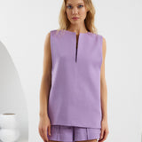 The Pear Shirt - Reversible Navy Lilac