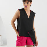 The Fibonacci Shirt - Reversible Black & Fuchsia