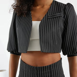 The Palazzo Pants - Black & White Stripes