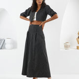 The Palazzo Pants - Black & White Stripes