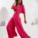 The Palazzo Jacket - Fuchsia