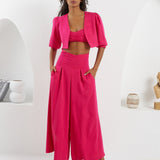 Interlinked Crop Tube Top