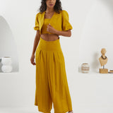 The Palazzo Jacket - Mustard Gold