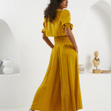 The Palazzo Jacket - Mustard Gold