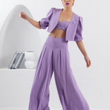 The Palazzo Jacket - Lilac