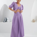 The Palazzo Jacket - Lilac