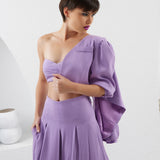 The Palazzo Jacket - Lilac