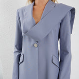 Shawl Suit Blazer & Pants - Dark Gray