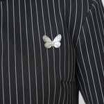 Pinstripe Architect Set by Lumina Eligma – luxury merino wool pinstripe suit with architectural tailoring