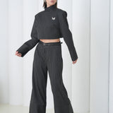 Pinstripe Architect Set by Lumina Eligma – luxury merino wool pinstripe suit with architectural tailoring