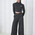 Pinstripe Architect Set by Lumina Eligma – luxury merino wool pinstripe suit with architectural tailoring