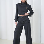 Pinstripe Architect Set by Lumina Eligma – luxury merino wool pinstripe suit with architectural tailoring