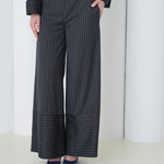 Pinstripe Architect Set by Lumina Eligma – luxury merino wool pinstripe suit with architectural tailoring
