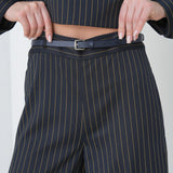 Pinstripe Architect Set by Lumina Eligma – luxury merino wool pinstripe suit with architectural tailoring