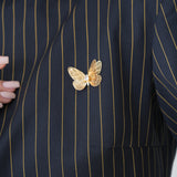 Pinstripe Architect Set by Lumina Eligma – luxury merino wool pinstripe suit with architectural tailoring