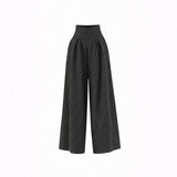 The Palazzo Pants - Black & White Stripes