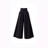 The Palazzo Pants - Navy & Gold Mustard