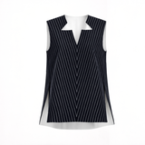Star Shirt - Reversible Black White Striped