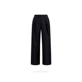 The Gathered Suit Pants Ensemble - Black