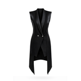 The Glider Blazer Dress - Black