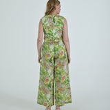 The Vento Reversible Vest & Pants Set - Green Floral