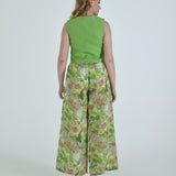 The Vento Reversible Vest & Pants Set - Green Floral