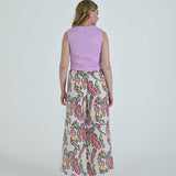 The Vento Reversible Vest & Pants Set - Purple Paisley