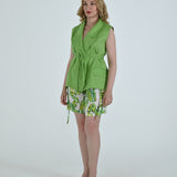 The Arma Shorts Ensemble - Green Paisley