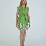 The Arma Shorts Ensemble - Green Paisley
