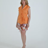 The Arma Shorts Ensemble - Orange Paisley