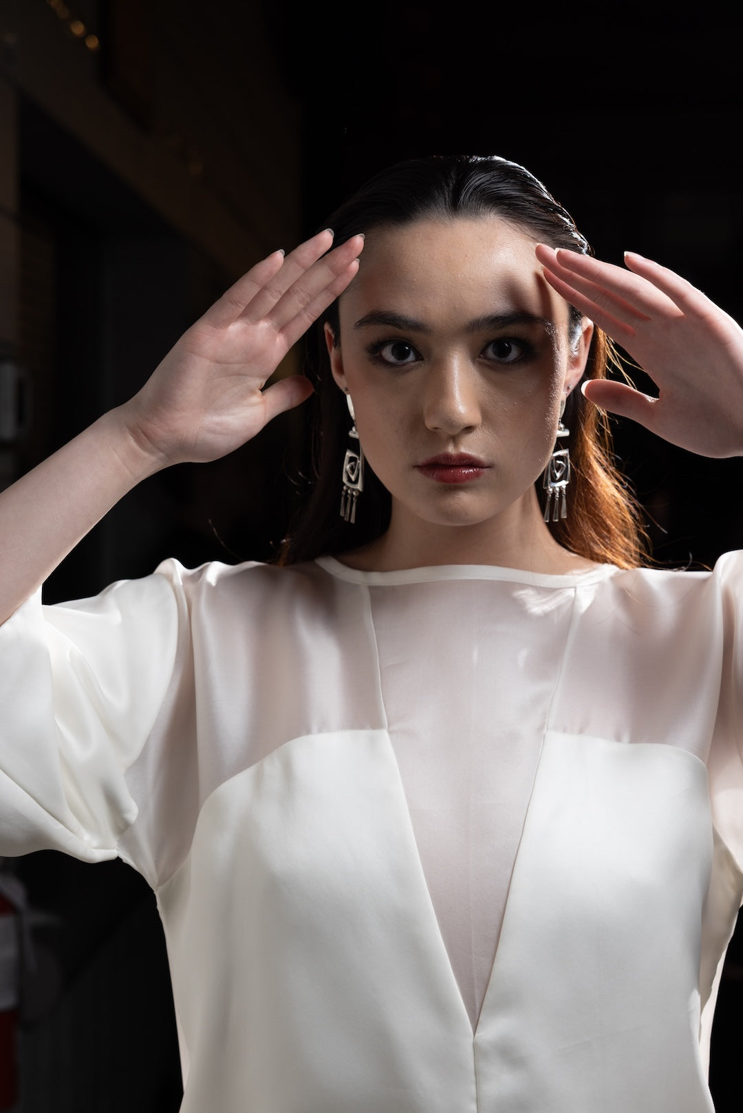 The Whisper Dress - Silk White