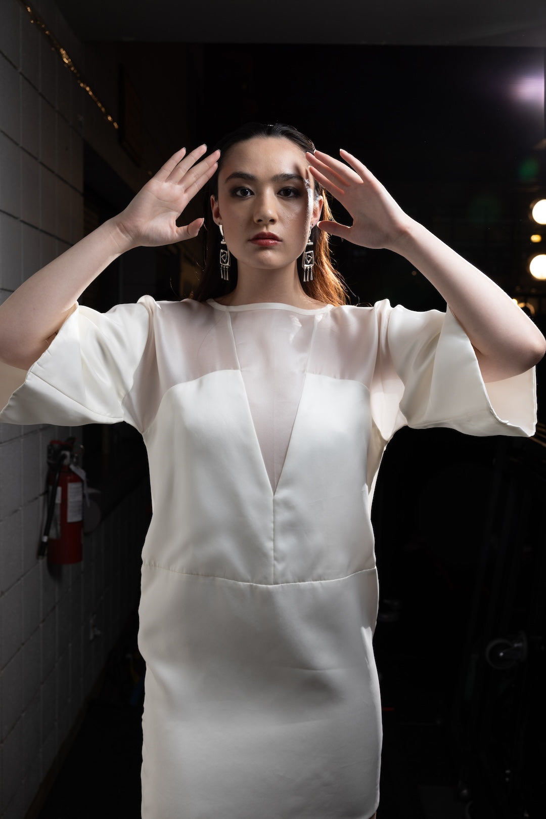 The Whisper Dress - Silk White