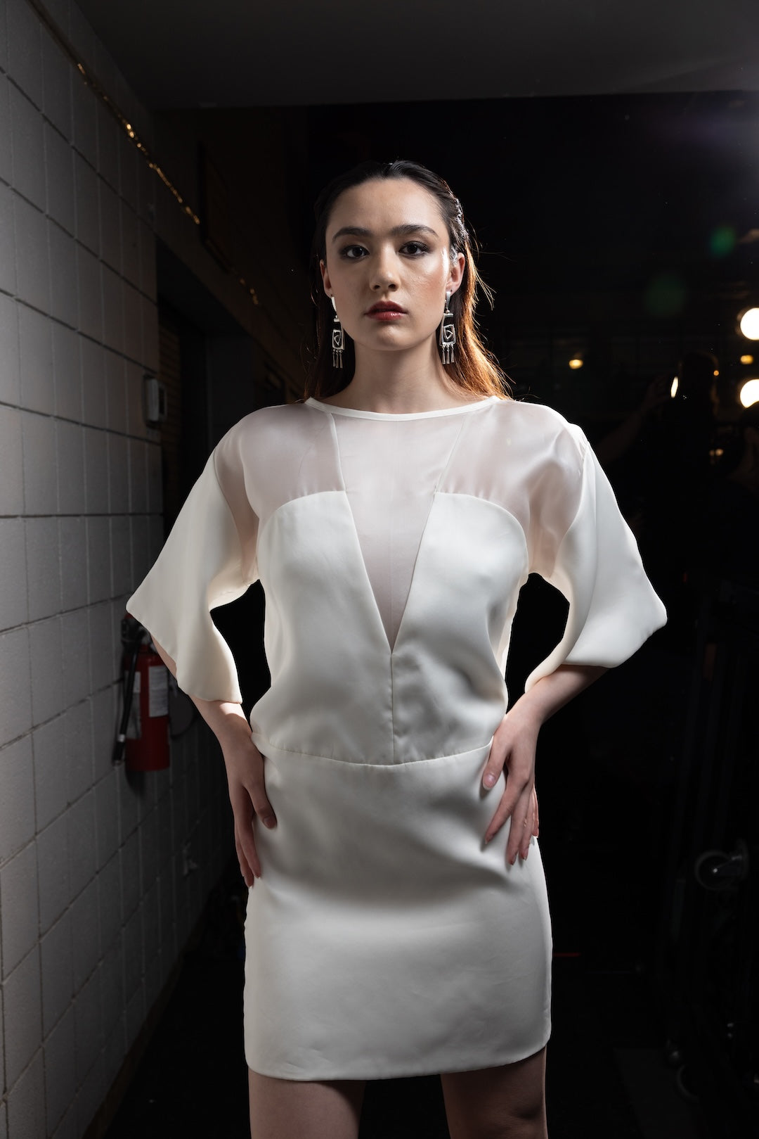 The Whisper Dress - Silk White