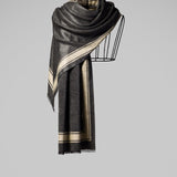 Simply Reversible Mo-shmere Rectangle Scarf - Sepia