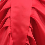 Dynamic Motion Dress - Silk Red